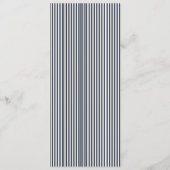 Elegant Navy Typographic Menu (Achterkant)