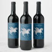 ELEGANT NAVY UNICORN ETIKET WIJN (Flessen)