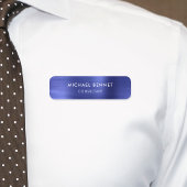 Elegant Navyblauw Zakelijk Naamplaatje