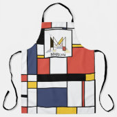 Elegant Neoplasticisme Style Monogram. Brief M Schort (Voorkant)