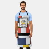 Elegant Neoplasticisme Style Monogram. Brief O Schort (Gedragen)