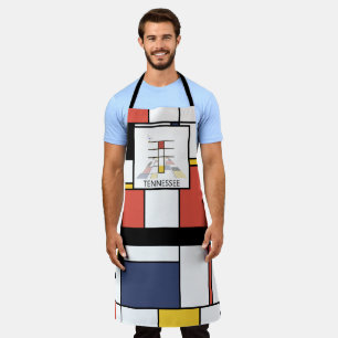 Elegant Neoplasticisme Style Monogram. Brief T Schort