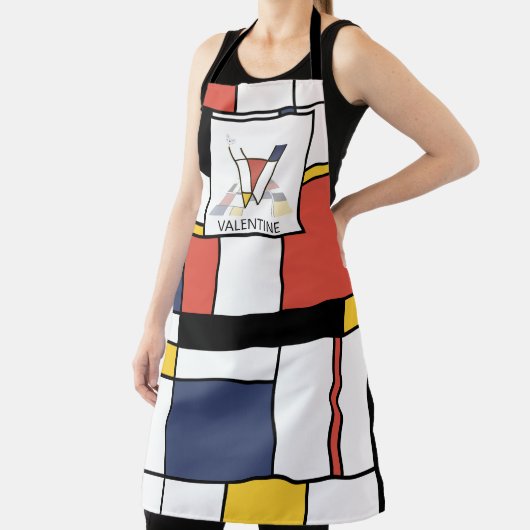 Elegant Neoplasticisme Style Monogram. Brief V Schort (Insitu)