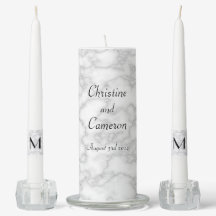 Elegant nepmarmer trouwfeest