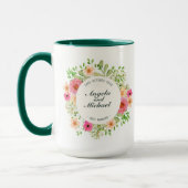 Elegant Net getrouwde bruiloft Combo Mok (Links)