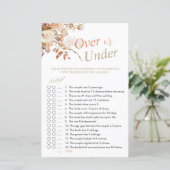 Elegant neutraal bloemig over of onder douche spel (Staand voorkant)