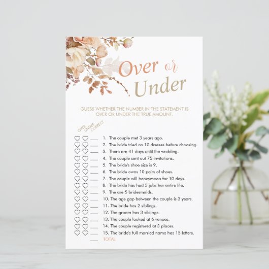 Elegant neutraal bloemig over of onder douche spel (Staand voorkant)