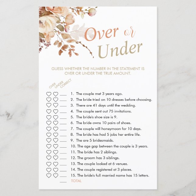 Elegant neutraal bloemig over of onder douche spel (Voorkant)