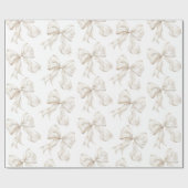 Elegant neutraal boeginpakpapier cadeaupapier (Vlak)