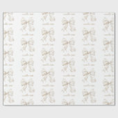 Elegant neutraal boeginpakpapier cadeaupapier (Vlak)