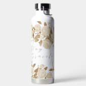 Elegant neutraal chique Roos wit Waterfles (Links)