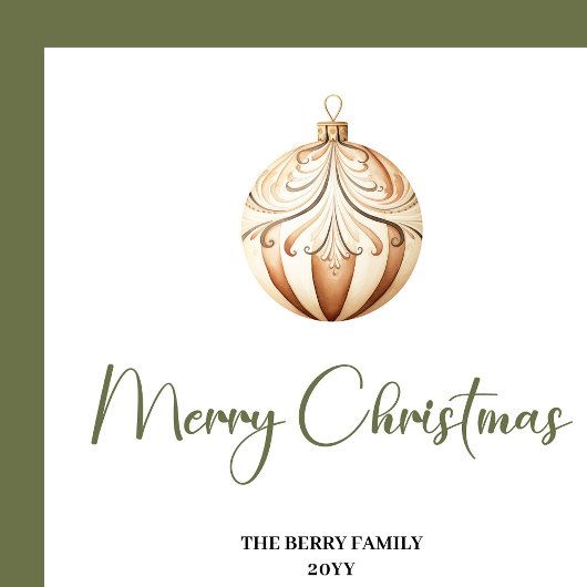 Elegant Neutral Christmas Bow Personalized Napkin Servet