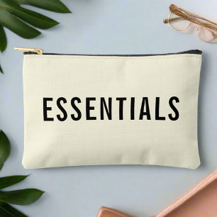 Elegant Neutral Essentials Zwart Typografie Etui
