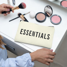 Elegant Neutral Essentials Zwart Typografie