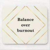 Elegant Neutral Minimalist Muismat (Voorkant)