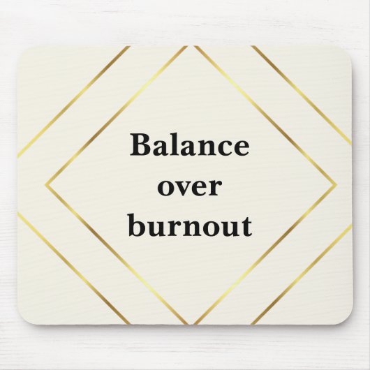 Elegant Neutral Minimalist Muismat (Voorkant)