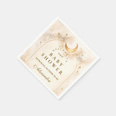 Elegant Neutral Starry Baby Shower Servet (Hoek)
