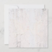 Elegant Neutral Waterverf Floral Wedding | Goud F Kaart (Achterkant)