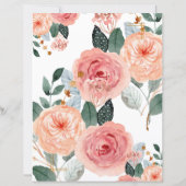 Elegant Neutral Wedding Invitation | Fully Editab (Achterkant)