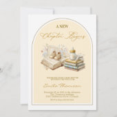 Elegant New Chapter Begins Baby shower  Kaart (Voorkant)