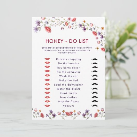 Elegant New Chapter Begins Honey Do List Bridal  (Staand voorkant)