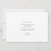 Elegant New Date Moderne Script Photo Black White Save The Date (Achterkant)