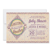 Elegant New Orleans Mardi Gras Baby shower