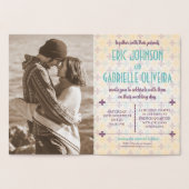 Elegant New Orleans Weddenschap Folie Kaarten (Binnen)