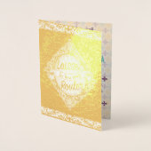 Elegant New Orleans Weddenschap Folie Kaarten (Voorkant)