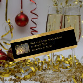 Elegant New Year's Eve Black Gold Party adres Etiket