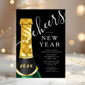 Elegant New Year's Eve Party Kaart