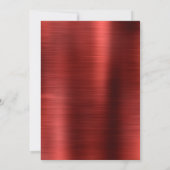 Elegant New Years Masquerade Invitation Kaart (Achterkant)