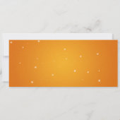 Elegant New Years ve Sparking Chain Oranje Kaart (Achterkant)