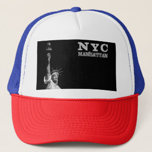 Elegant New York City Manhattan Liberty Statue Nyc Trucker Pet