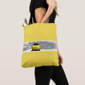 Elegant New York Nyc Brooklyn Bridge Yellow Taxi Tote Bag (Dichtbij)