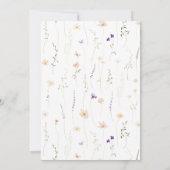 Elegant niets Fancy bruiloft Kaart (Achterkant)