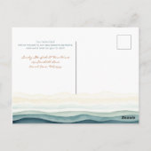 Elegant nieuw adres briefkaart (Achterkant)