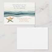 Elegant nieuw adres notitiekaartje (Voorkant / Achterkant)