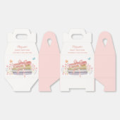 Elegant nieuw Chapter Bloemen Bow Book Baby shower Bedankdoosjes (Ongevouwen)