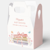 Elegant nieuw Chapter Bloemen Bow Book Baby shower Bedankdoosjes (Open)