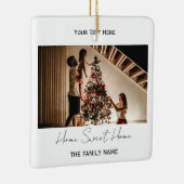 Elegant Nieuw Huis Script Ornament (Rechts)