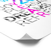 elegant nieuw jaar 2023 citeert gezegden poster (Hoek)