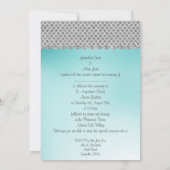 ELEGANT Nieuwe kristaldiamantbruinmunt groen Kaart (Achterkant)