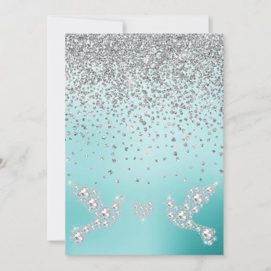 ELEGANT Nieuwe kristaldiamantbruinmunt groen Kaart (Voorkant)