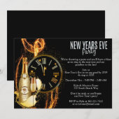 Elegant nieuwjaar oud kaart (Voorkant / Achterkant)