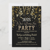 Elegant nieuwjaarsfeest kaart (Voorkant)