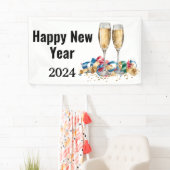 Elegant nieuwjaarsfeest spandoek (Insitu)