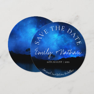Elegant Night Sky onder de Stars Starry Wedding Save The Date
