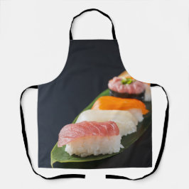 Elegant nigiri sushi lineup apron SUSHIMI series Schort