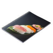 Elegant Nigiri Sushi on Bamboo Leaf Notebook Notitieboek (Linkerzijde)